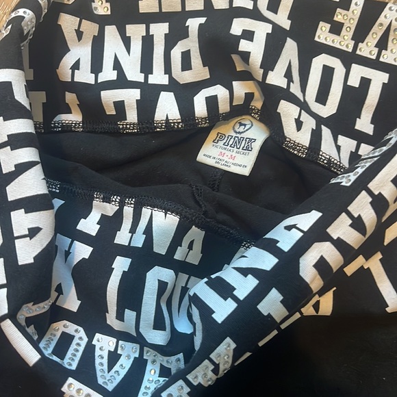 Pink Victoria’s Secret leggings - Picture 2 of 3